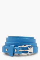 Thumbnail for your product : boohoo Natalie Skinny Colour Pop Belt