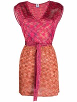 Thumbnail for your product : M Missoni Two-Tone Waist-Tie Tunic