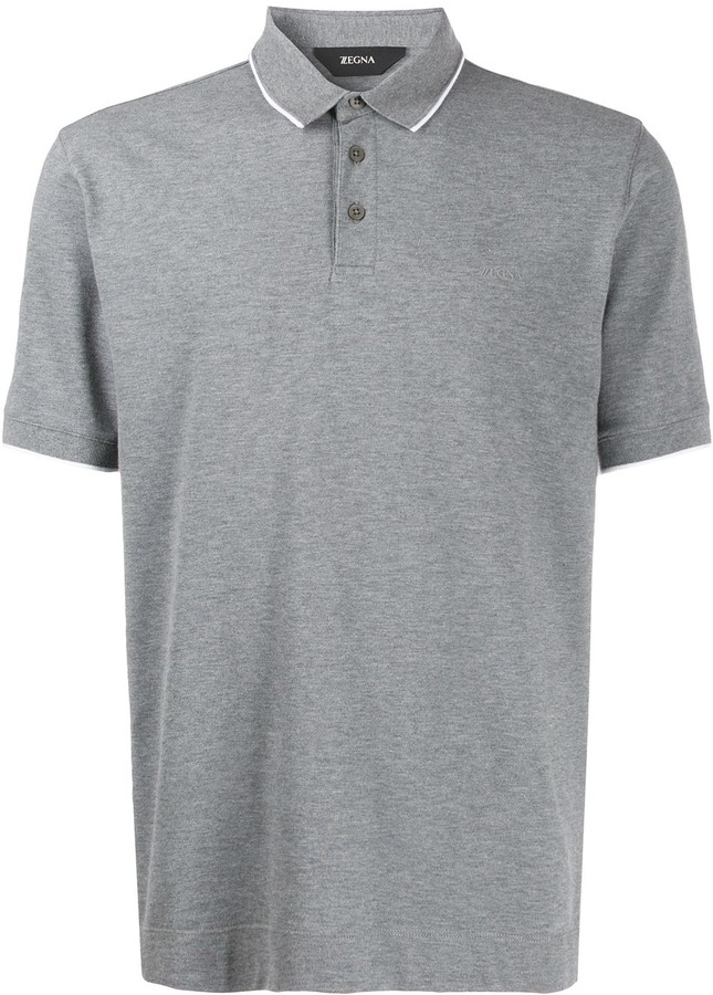 Ermenegildo Zegna Short-Sleeve Polo Shirt - ShopStyle
