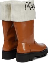 Thumbnail for your product : J.W.Anderson Logo-intarsia leather boots
