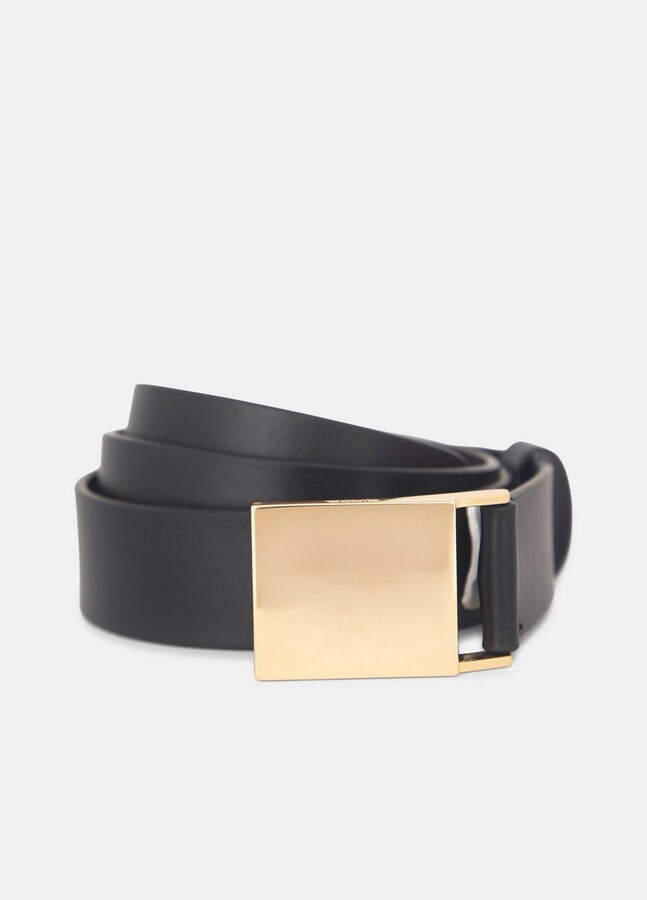 Vince Women's 30mm Plaque Leather Belt