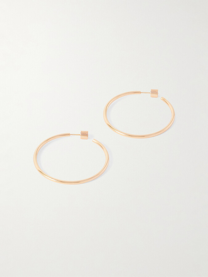 Jennifer Fisher Baby Thread Gold-plated Hoop Earrings - One size