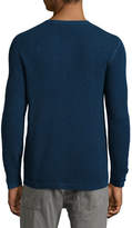 Thumbnail for your product : Neiman Marcus BLU WAFFLE KNIT HENLEY