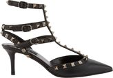 Thumbnail for your product : Valentino Rockstud Caged Pumps-Black