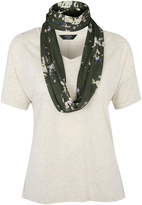 Thumbnail for your product : Moda Top and Scarf Set