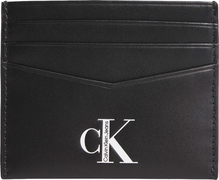 Calvin Klein Leather Wallet 5CC Coin - ShopStyle