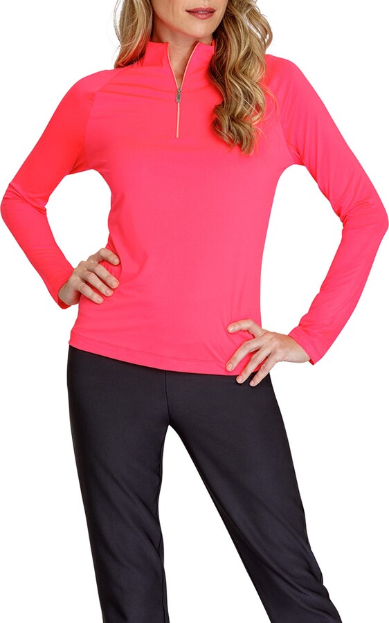 Tail Rayne Long Sleeve Quarter Zip Golf Top ShopStyle