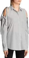 Thumbnail for your product : AllSaints Evelyn Cold-Shoulder Shirt