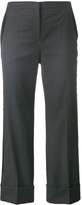 Thumbnail for your product : No.21 tailored cropped bootcut trousers