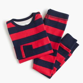 J.Crew Kids' pajama set in red stripes