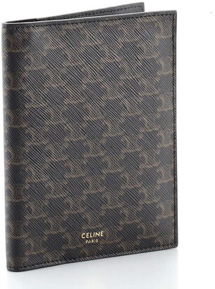Celine Passport Holder Triomphe Coated Canvas - ShopStyle Women's Fashion