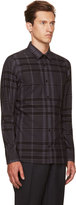 Thumbnail for your product : Burberry Charcoal Signature Check Button-Up Shirt