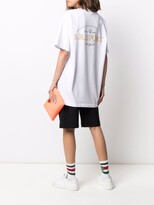 Thumbnail for your product : Sporty & Rich logo-print cotton T-Shirt