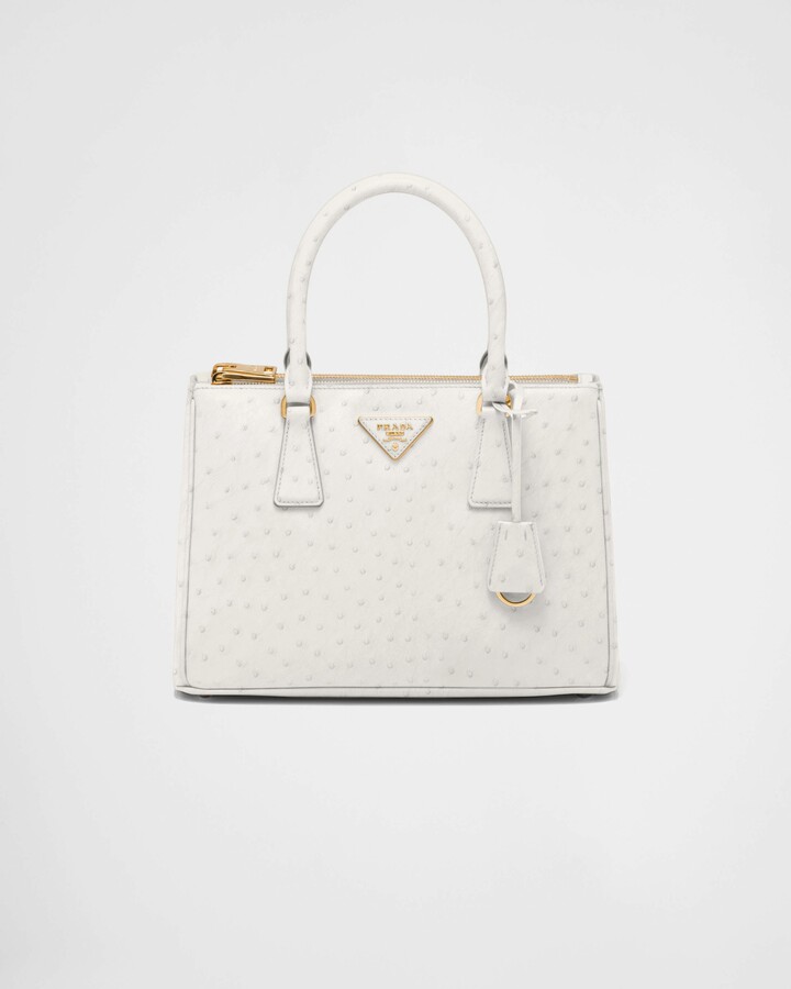 Emg6542 Cow Leather Ostrich Handbag Ladies Famous Luxury Brand
