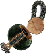 Thumbnail for your product : MAE CASSIDY Babi Gemstone Balancing Chevron Amethyst Bracelet Clutch Bag