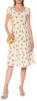Thumbnail for your product : Caroline Constas Mariette floral cotton midi dress