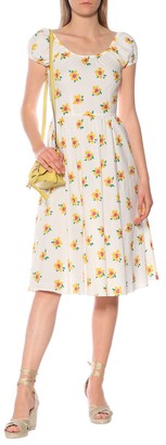 Caroline Constas Mariette floral cotton midi dress
