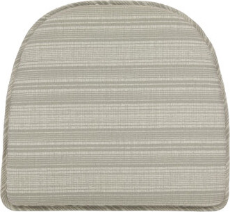 Klear Vu The Gripper Non Slip Chair Cushions Soft & Comfortable Seat Pads for Kitchen Dining or Office Boardwalk Stripe Set of 8