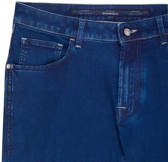 Stefano Ricci Men's Slim-Straight Classic-Wash Jeans