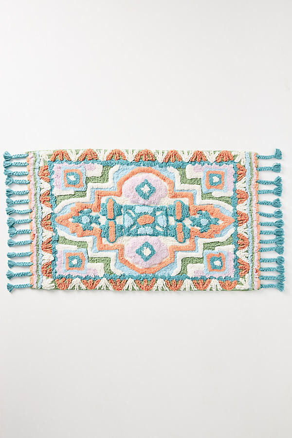 Anthropologie Tufted Aria Bath Mat By in Blue Size L - ShopStyle