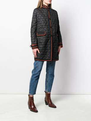 Ermanno Scervino quilted chinese-styled coat