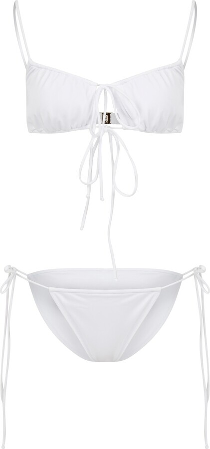 Iamnotbasic - Laguna Bikini Set - White - ShopStyle Two Piece Swimsuits