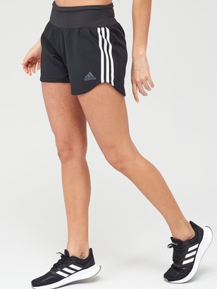 adidas 3 Stripes Woven Gym Shorts Black