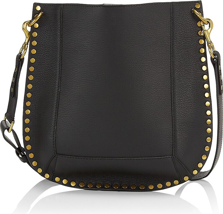 Isabel Marant Oskan Studded Leather Shoulder Bag ShopStyle