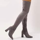 Thumbnail for your product : Public Desire Rapture Over the Knee Boots Faux Suede