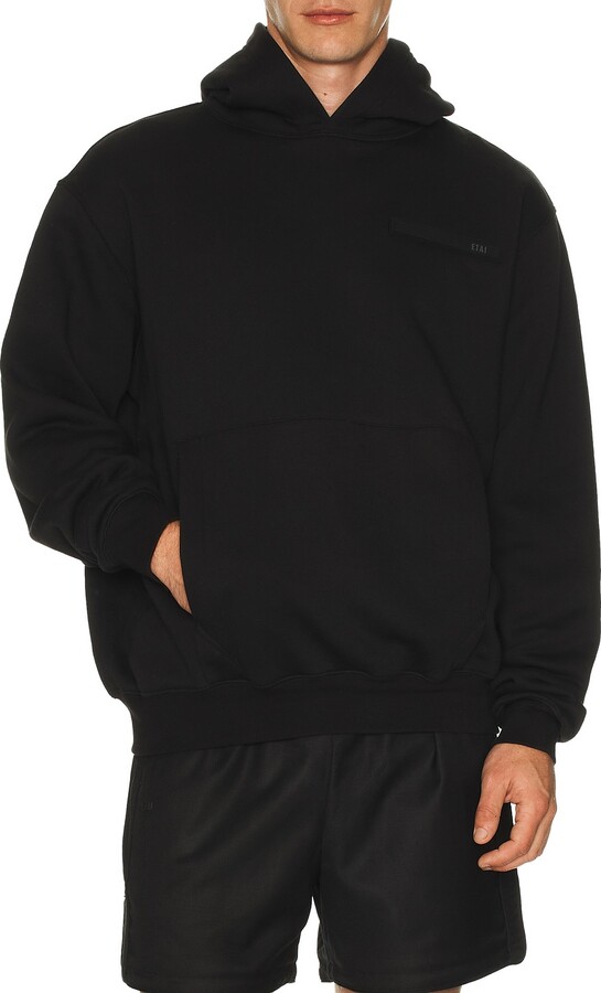 Etai LA 3D Print Mechanical E Hoodie in Black