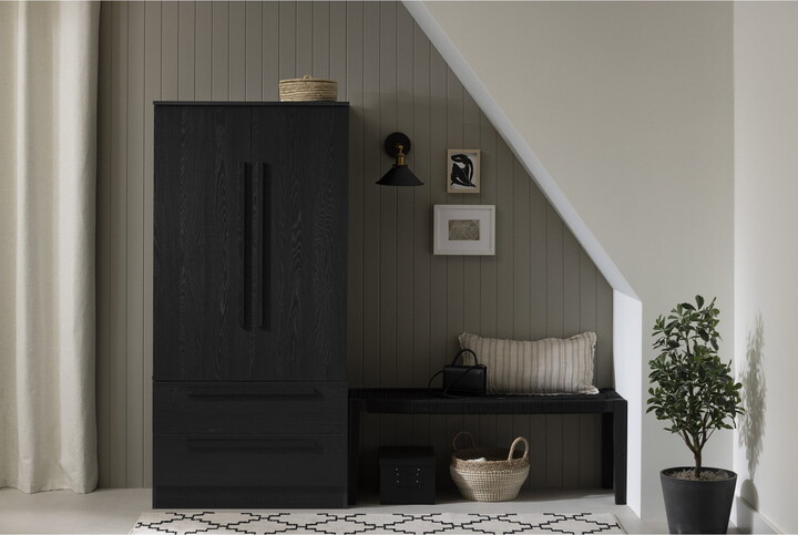 South Shore Furniture South Shore Haven, Contemporary Cabinet, Black