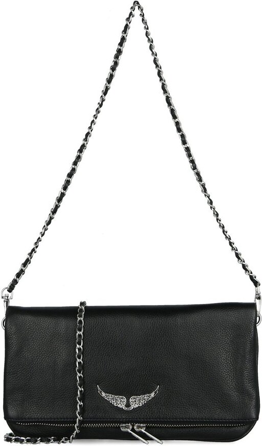 Zadig & Voltaire Rock Logo Plaque Shoulder Bag