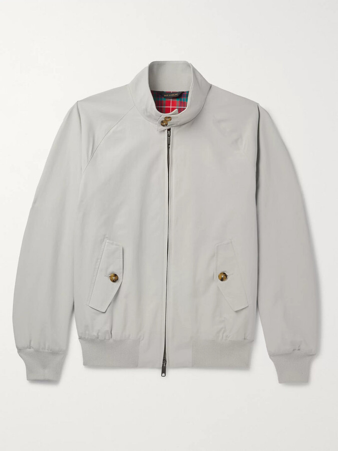 Baracuta G9 Cotton-Blend Harrington Jacket - ShopStyle