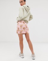 Thumbnail for your product : Nesavaali jacquard pineapple & floral print mini skirt