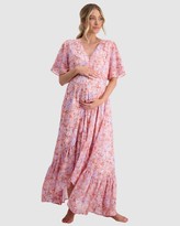 Thumbnail for your product : Maive & Bo - Women's Maxi dresses - The Wanderer Floral Chiffon Maternity Gown - Size One Size, S at The Iconic