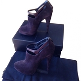 Thumbnail for your product : Donna Karan Brown Suede Ankle boots