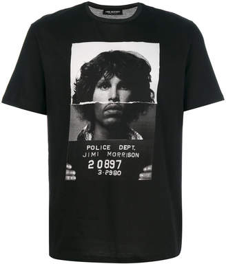 Neil Barrett Jimi Morrison print T-shirt