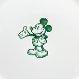 Thumbnail for your product : Disney Gourmet Mickey Mouse Dessert Plate - White/Green