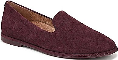 Vionic Willa 2.0 Croco Embossed Suede Slip On Loafers