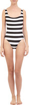 Thumbnail for your product : Norma Kamali William Striped Swimsuit
