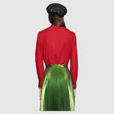 Thumbnail for your product : Gucci Light poplin shirt with scarf