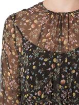 Thumbnail for your product : Max Mara Studio CERTO 34 sleeve silk floral print midi dress