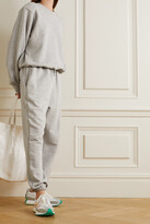 Thumbnail for your product : The Frankie Shop - Vanessa Cotton-jersey Sweatshirt - Gray - small