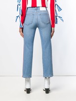 Thumbnail for your product : MSGM Logo Band Cropped Jeans