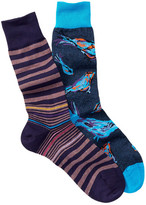Thumbnail for your product : Bugatchi Crew Dress Socks - Pack of 2