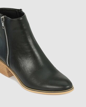 Los Cabos Women's Black Flat Boots - Miska - ShopStyle