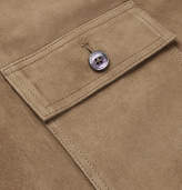 Thumbnail for your product : NN07 Suede Shirt Jacket - Beige