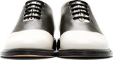 Thumbnail for your product : Band Of Outsiders Black & White Trompe l'Oeil Saddle Shoes