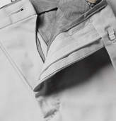 Thumbnail for your product : Boglioli Light-Grey Slim-Fit Stretch-Cotton Twill Suit Trousers