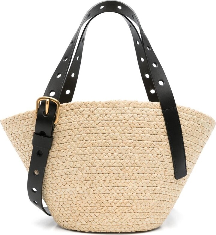 LOEWE PAULA'S IBIZA Basket Small Rafia Tote